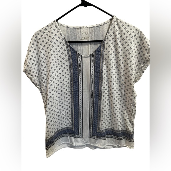 Talbots Tops - Talbots patterned blouse size small